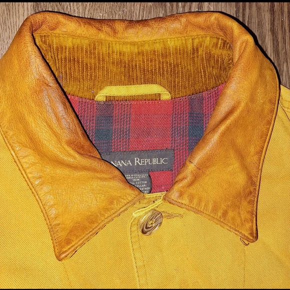 Vintage Banana Republic Canvas Field Chore Coat Jacket Distressed Size S -1456. - Picture 4 of 9